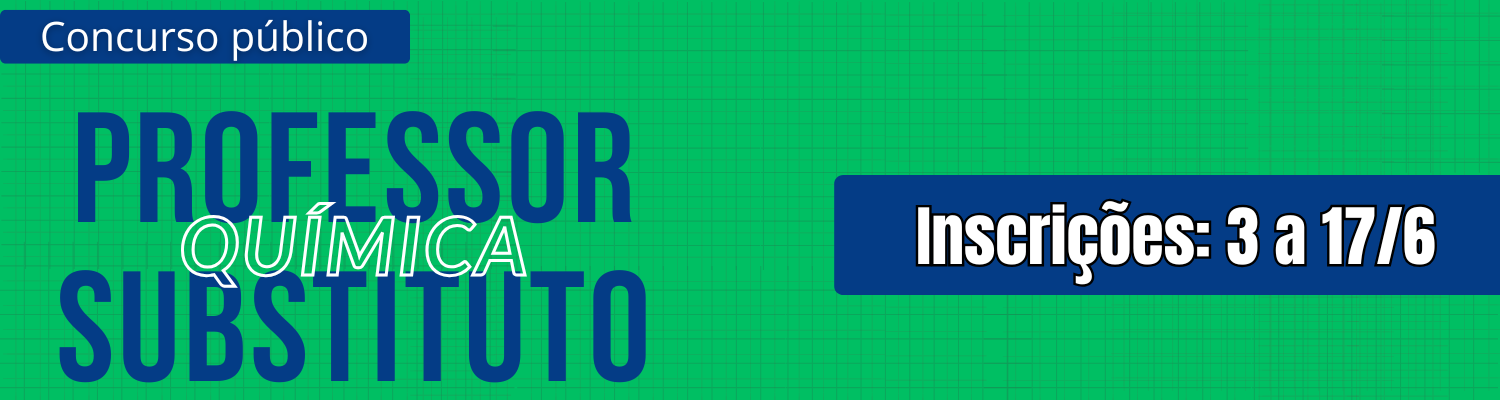 Concurso Química - até 17/6