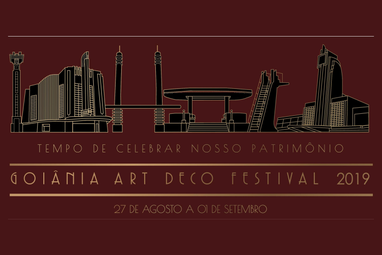 Goiânia Art Déco Festival 2019 acontece de 27 de agosto a 1º de setembro, na capital. Goiânia Art Déco Festival 2019 acontece de 27 de agosto a 1º de setembro, na capital.