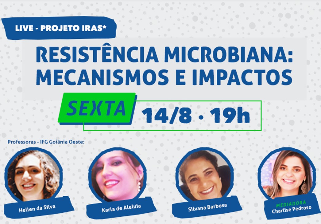 Live do Projeto IRAS da próxima sexta-feira Live do Projeto IRAS da próxima sexta-feira