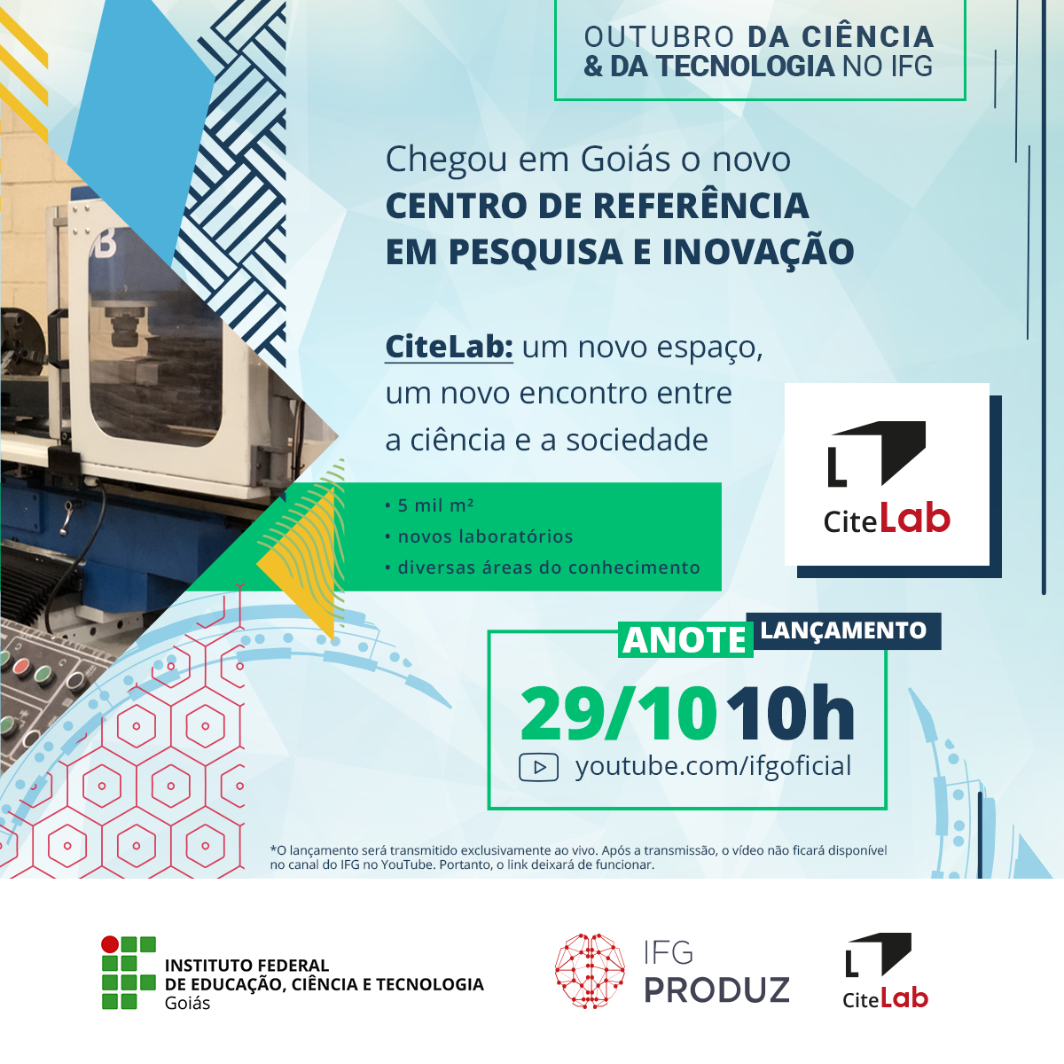 Esta semana: lançamento ao vivo do CiteLab do IFG Esta semana: lançamento ao vivo do CiteLab do IFG