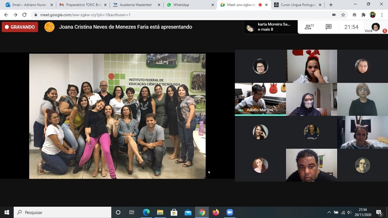 A apresentação de fotografias provocou saudades nos participantes A apresentação de fotografias provocou saudades nos participantes