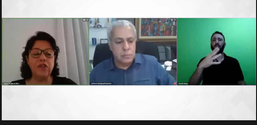 Relatório sobre as eleições é apresentado pela presidente da Comissão Central Eleitoral do IFG, durante reunião do Consup Relatório sobre as eleições é apresentado pela presidente da Comissão Central Eleitoral do IFG, durante reunião do Consup