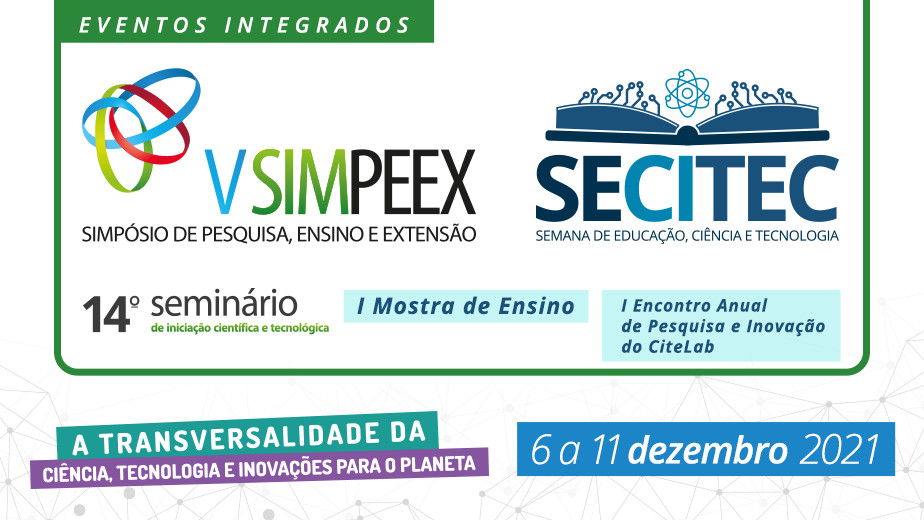 Cinco eventos simultâneos serão realizados de 6 a 11 de dezembro Cinco eventos simultâneos serão realizados de 6 a 11 de dezembro