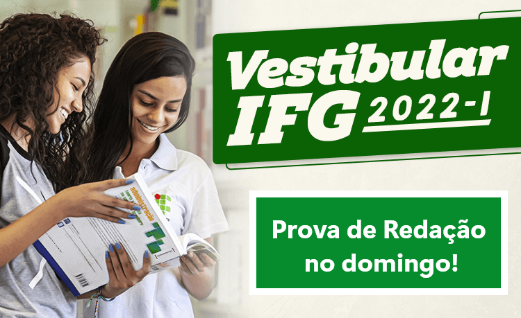 Candidatos o Vestibular IFG 2022/1 farão provas de redação no próximo domingo Candidatos o Vestibular IFG 2022/1 farão provas de redação no próximo domingo