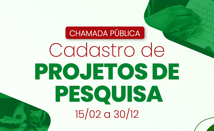IFG abre prazo para cadastro de projetos de pesquisa IFG abre prazo para cadastro de projetos de pesquisa